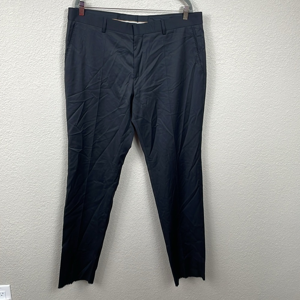 New BOSS Hugo Boss H Huge Dress Pants Black Wool